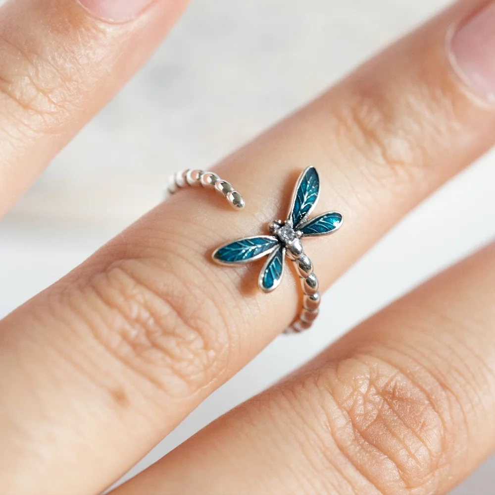 Dragonfly Ring (S925) - Picture 7 of 8